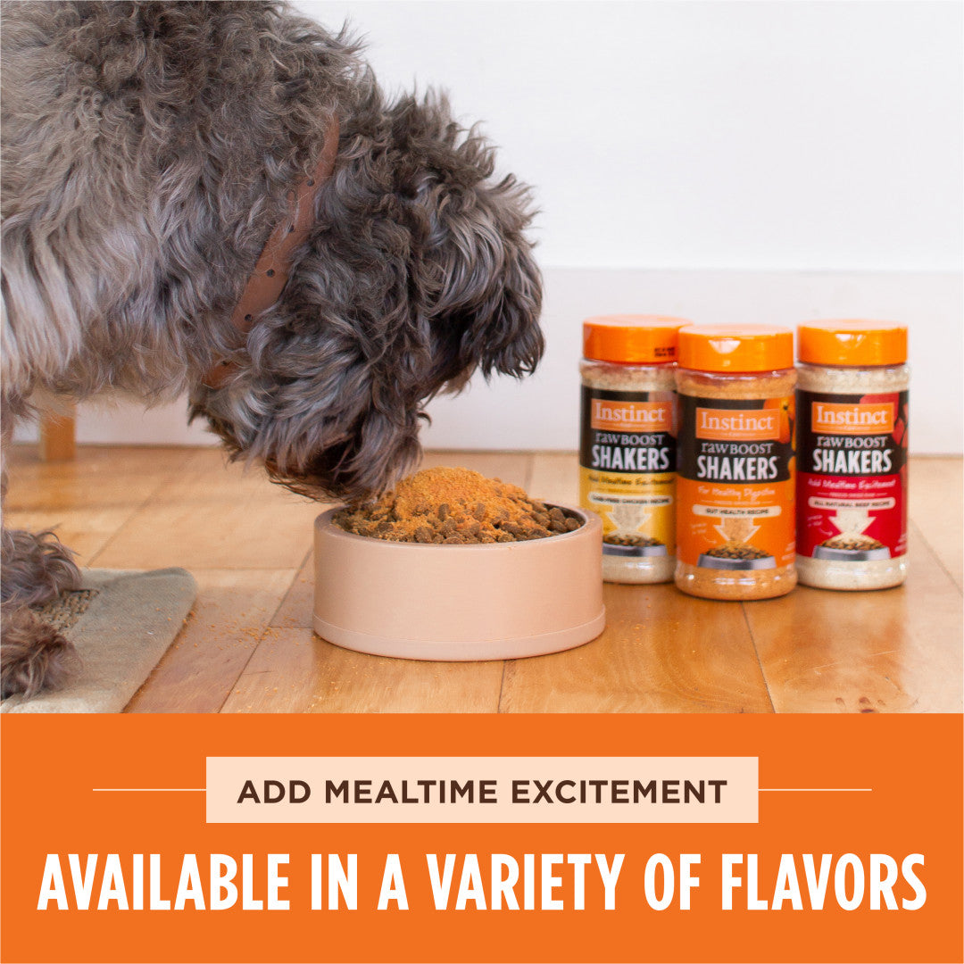Instinct Freeze-dried Raw Boost Shakers Grain-free Gut Health Recipe Dog Food Topper