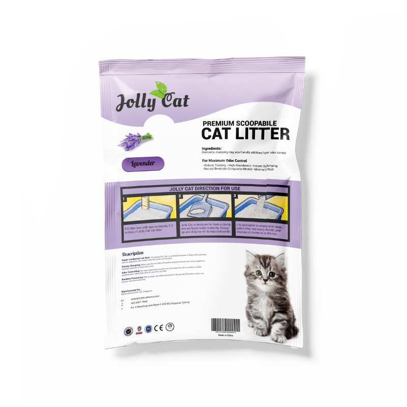 [Pack of 2] Jollycat Bentonite Cat Litter Lavender - 10L