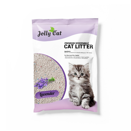 [Pack of 2] Jollycat Bentonite Cat Litter Lavender - 10L