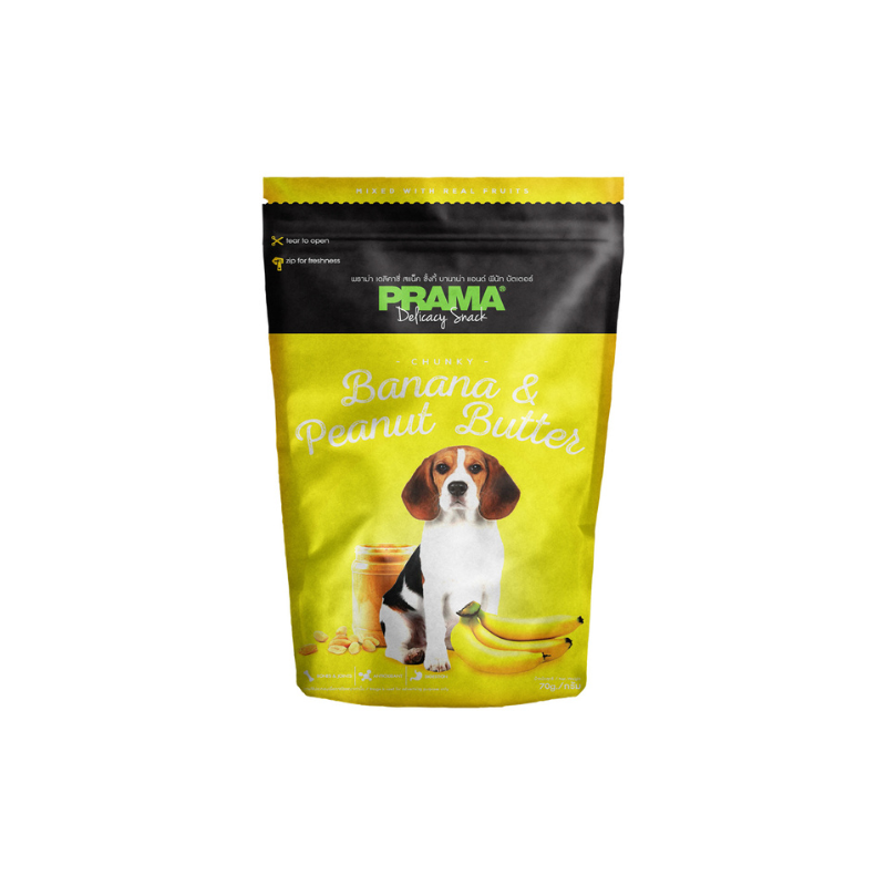 Prama Delicacy Snack Chunkie Banana & Peanut Butter 70g