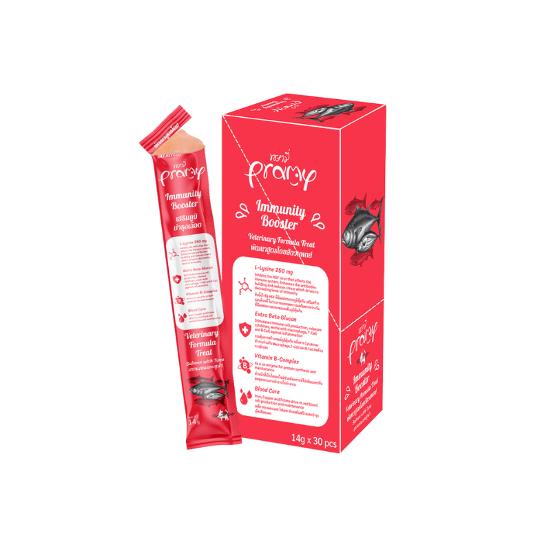 Pramy Immunity Booster Salmon with Tuna - 14g x 30pcs