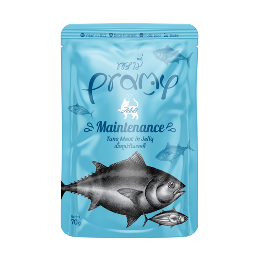 Pramy Maintenance Tuna Meat in Jelly for Adult Cat - 70g