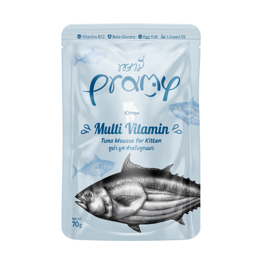Pramy Multi Vitamin Tuna Mousse for Kitten - 70g