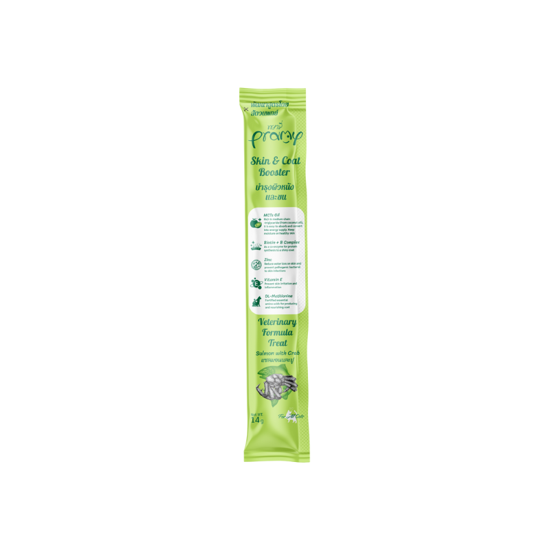 Pramy Skin & Coat Booster Salmon with Crab - 14g x 30pcs
