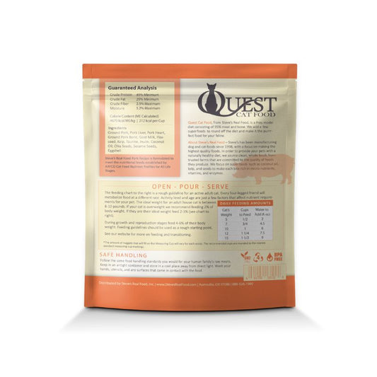 Quest Cat Food Freeze Dried Pork Bite Size Nugget - 10 oz
