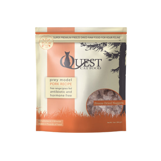 Quest Cat Food Freeze Dried Pork Bite Size Nugget - 10 oz