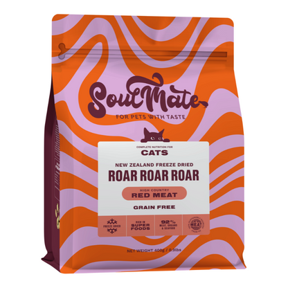 SoulMate Roar Roar Roar Freeze Dried Cat Food - Red Meat
