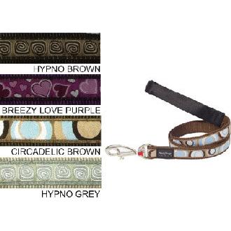 Red Dingo Lead Circadelic Brown Design Large