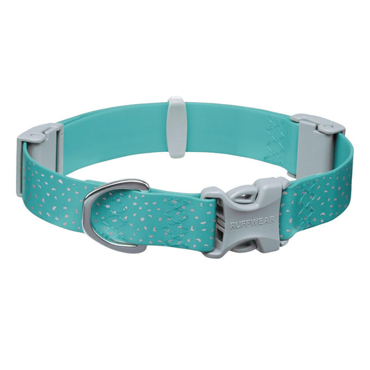 Ruffwear Confluence Reflective Waterproof Dog Collar (Aurora Teal)