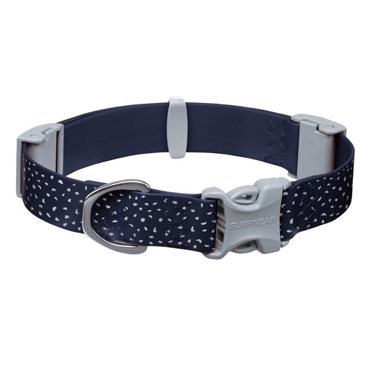 Ruffwear Confluence Reflective Waterproof Dog Collar (Midnight Blue)