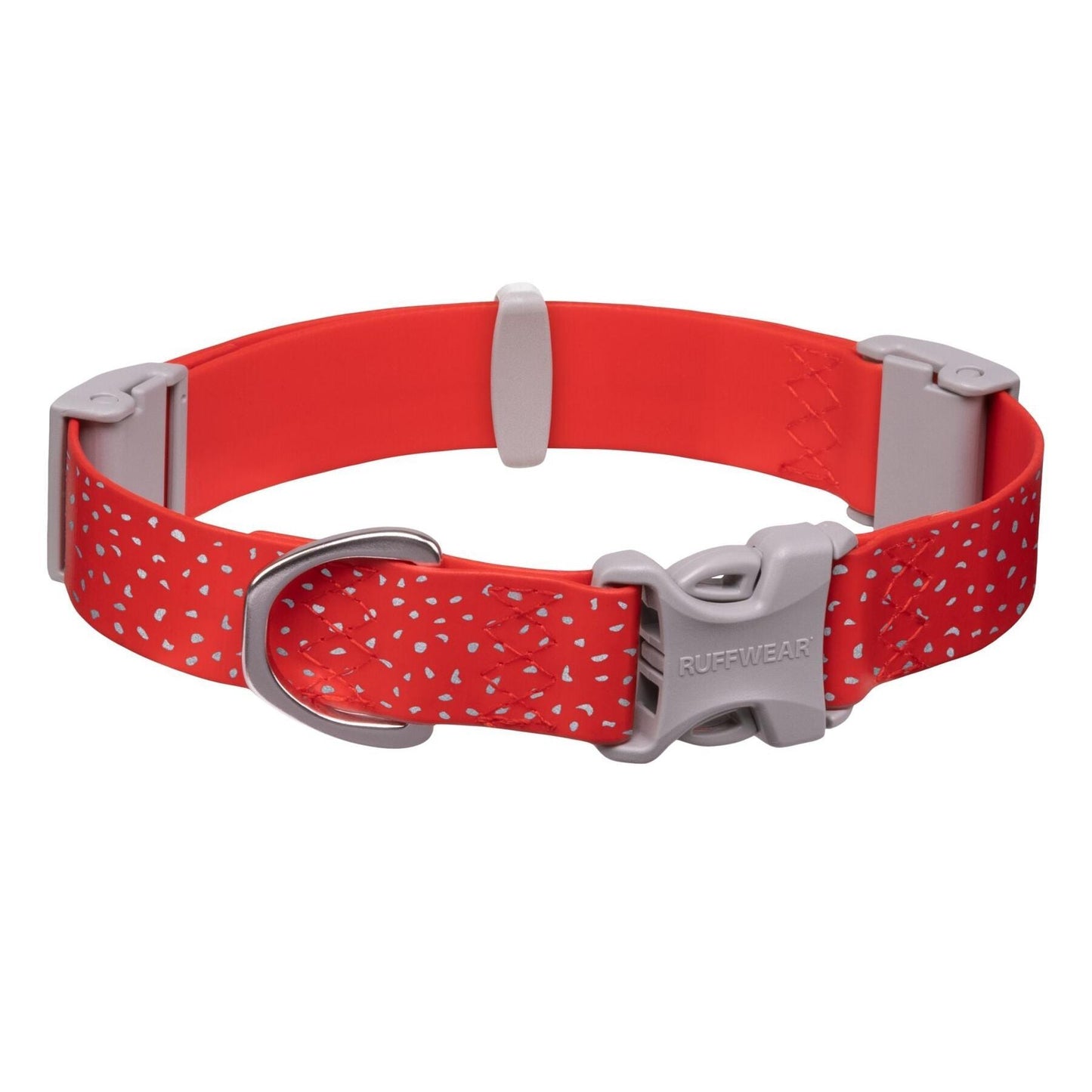 Ruffwear Confluence Reflective Waterproof Dog Collar (Red Sumac)