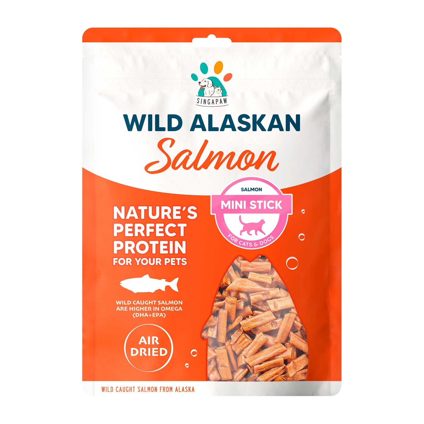 SingAPaw Salmon Mini Stick