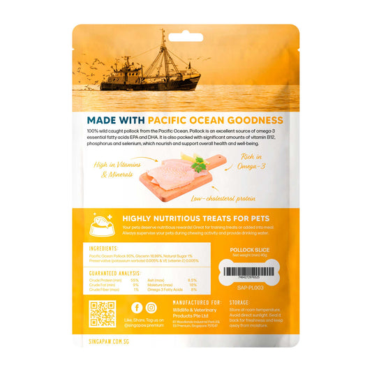 SingAPaw Pollock Slice