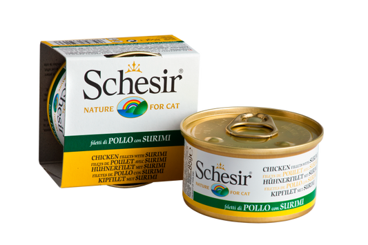 Schesir Chicken Fillets with Surimi in Jelly 85g