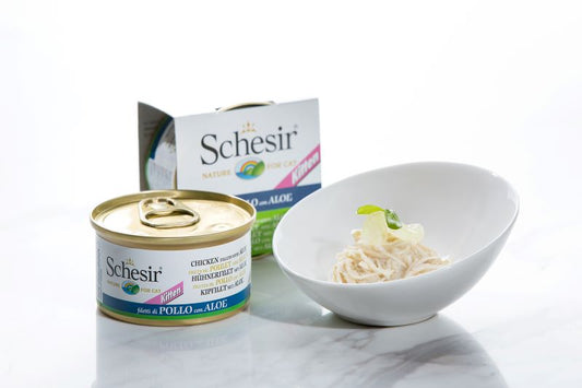 Schesir Kitten Chicken Fillets with Aloe 85g