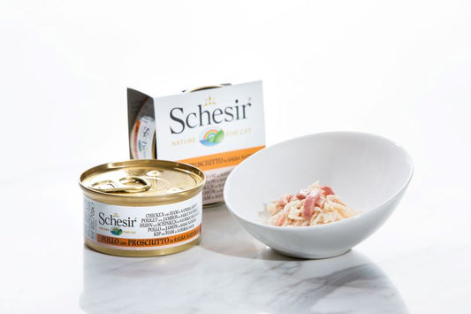 Schesir Chicken With Ham In Natural Gravy 70g