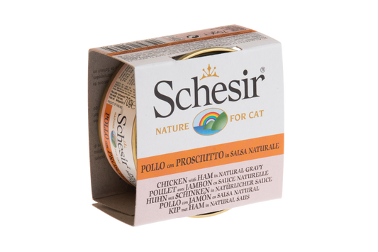 Schesir Chicken With Ham In Natural Gravy 70g
