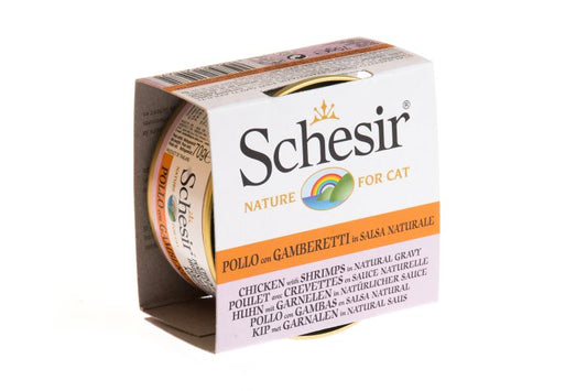 Schesir Chicken With Shrimp In Natural Gravy 70g