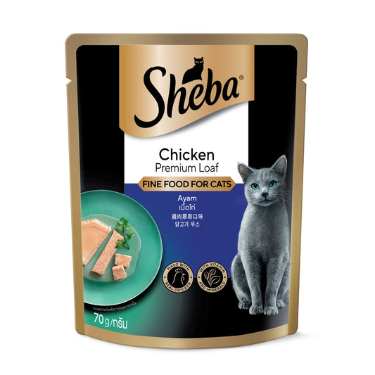 SHEBA Pouch Cat Wet Food Chicken Flavor 70g