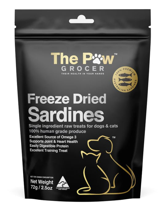 The Paw Grocer Sardines Freeze-Dried Treats 72g