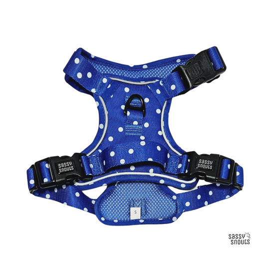 Sassy Snouts Classic Harness in Whimsical Royal (Gen 2.0)