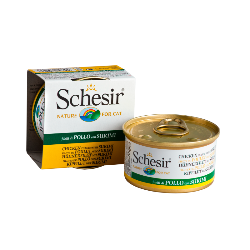 Schesir Chicken Fillets with Surimi in Jelly 85g