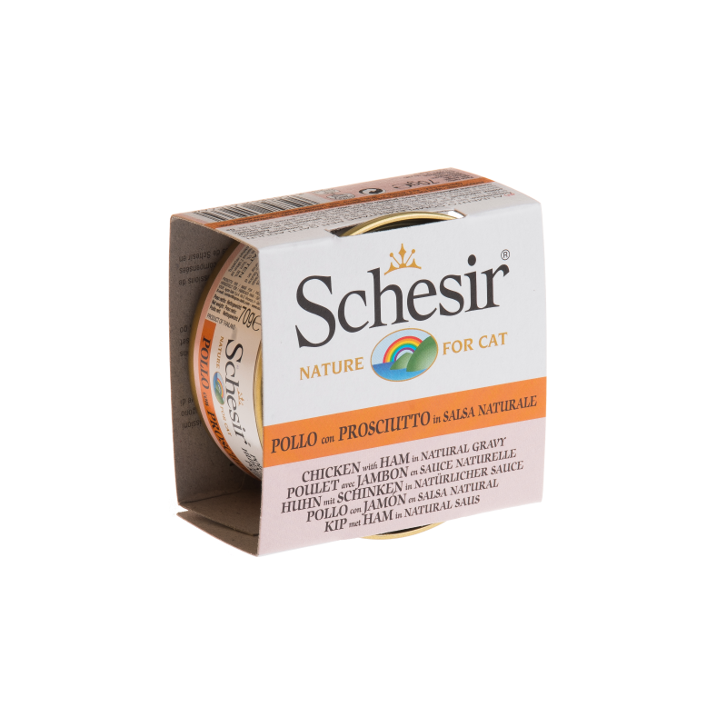 Schesir Chicken With Ham In Natural Gravy 70g