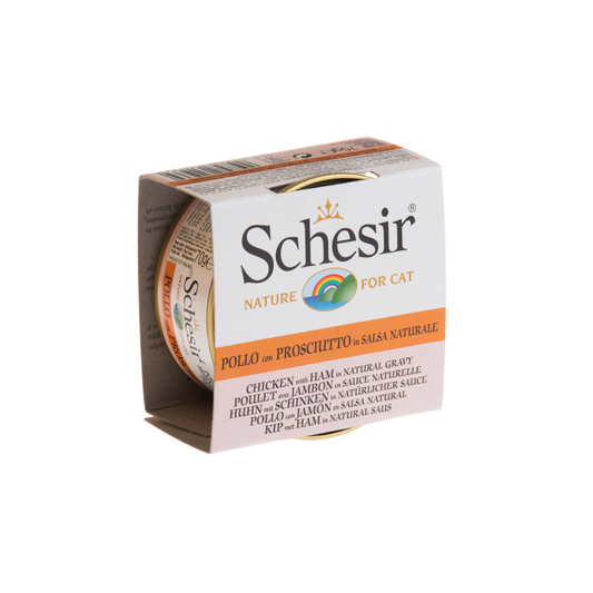 Schesir Chicken With Ham In Natural Gravy 70g