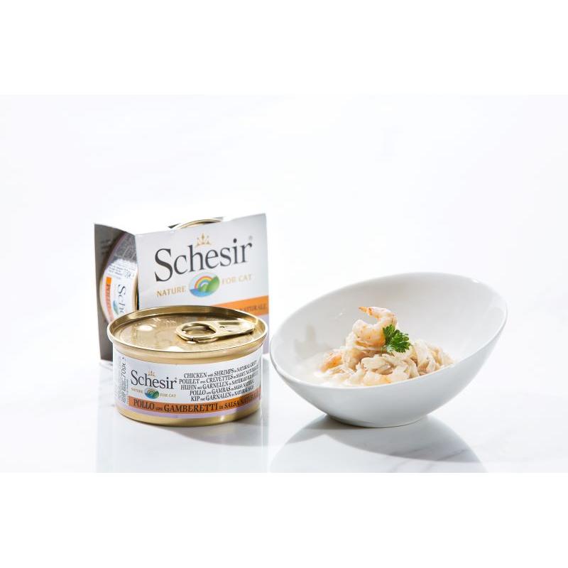 Schesir Chicken With Shrimp In Natural Gravy 70g