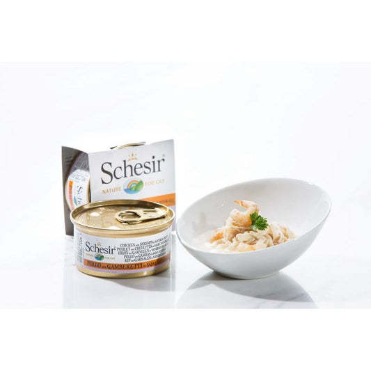 Schesir Chicken With Shrimp In Natural Gravy 70g