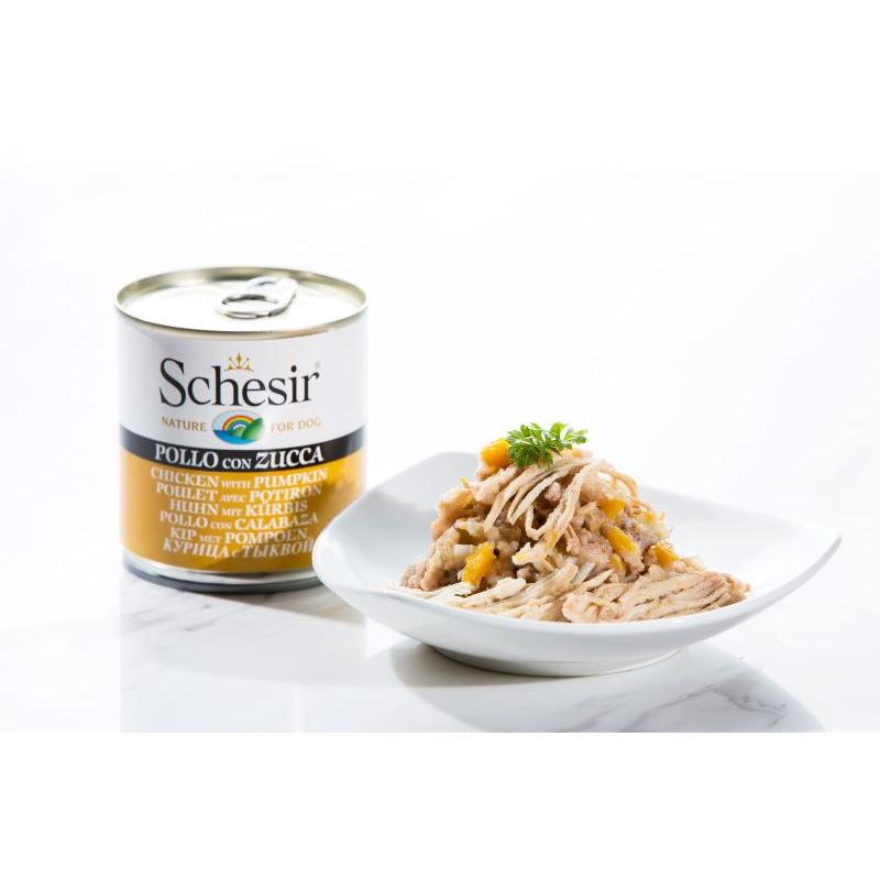Schesir Chicken with Pumpkin Dog Food 285g