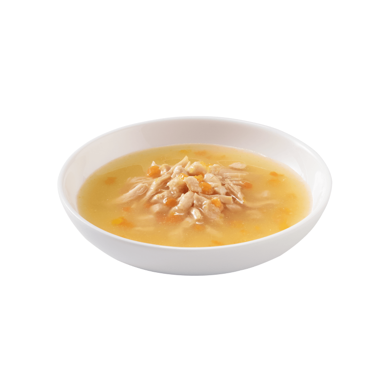 Schesir Soup With Chicken & Pumpkin Pouch 85g x 12