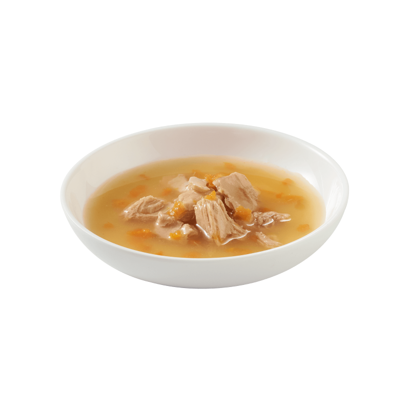 Schesir Soup With Wild Pink Salmon & Carrots Pouch 85g x 12