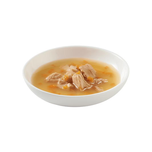 Schesir Soup With Wild Pink Salmon & Carrots Pouch 85g x 12