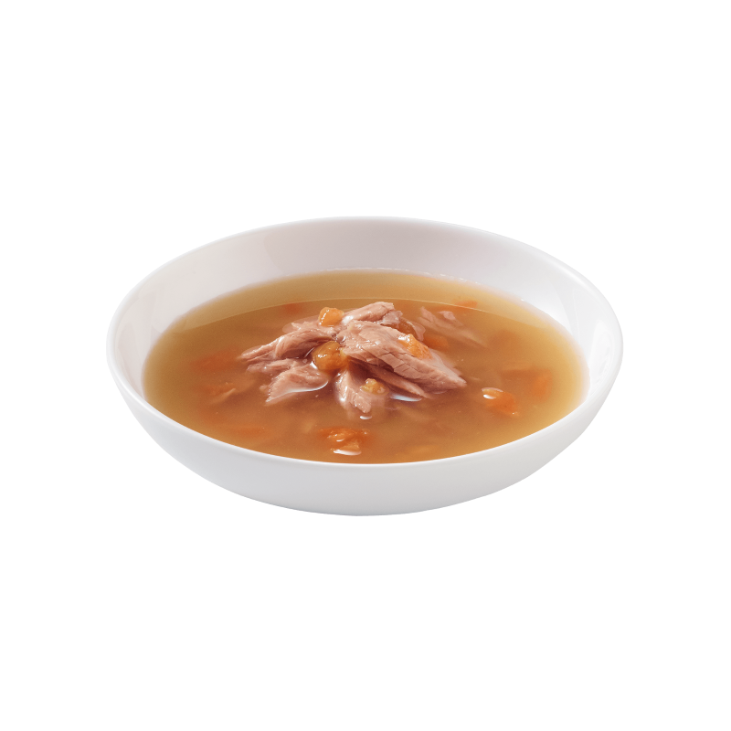 Schesir Soup With Wild Tuna & Papaya Pouch 85g x 12