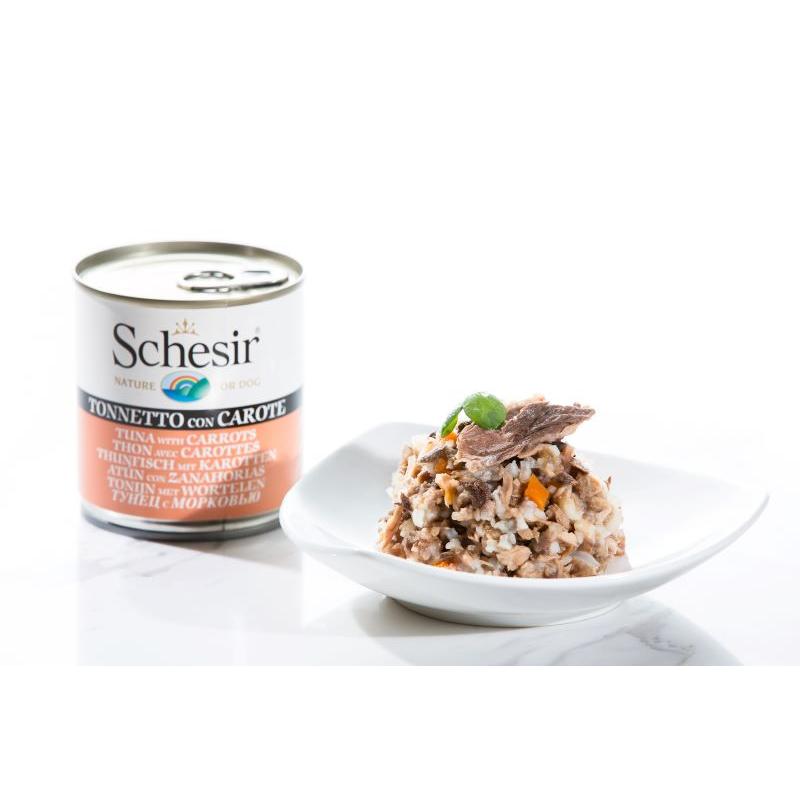 Schesir Tuna with Carrots Dog Food 285g