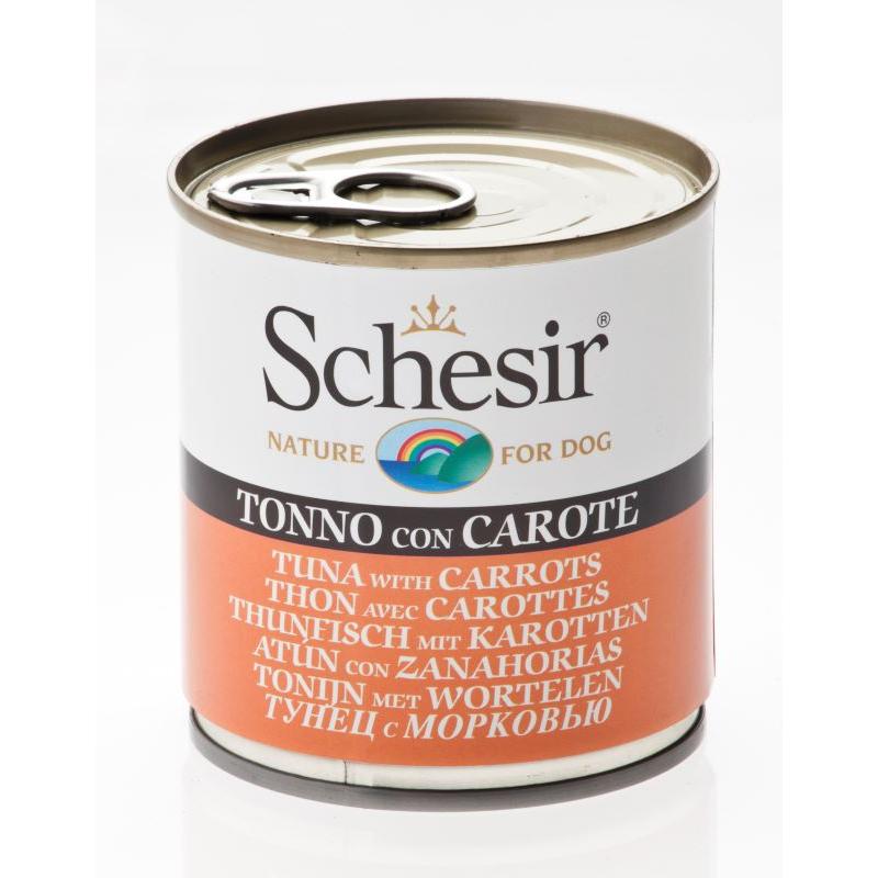 Schesir Tuna with Carrots Dog Food 285g