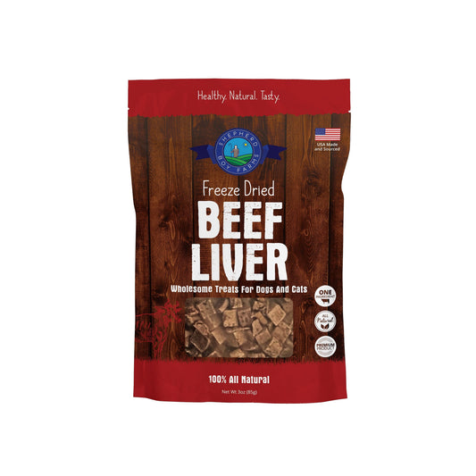 SBF Freeze Dried Beef Liver Treats 3oz