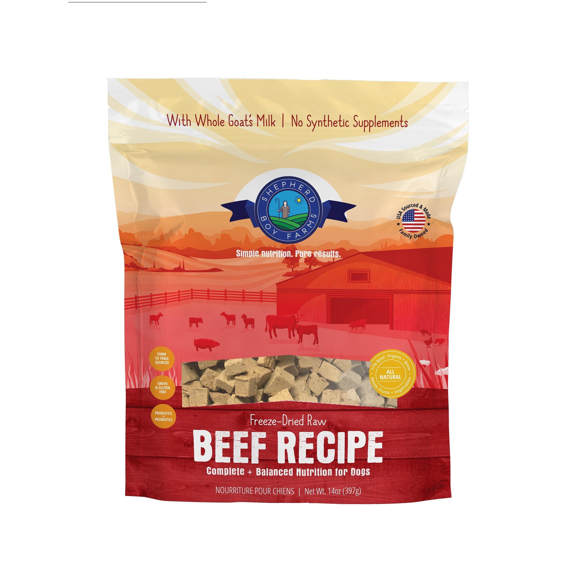 SBF Freeze Dried Beef Recipe 14oz