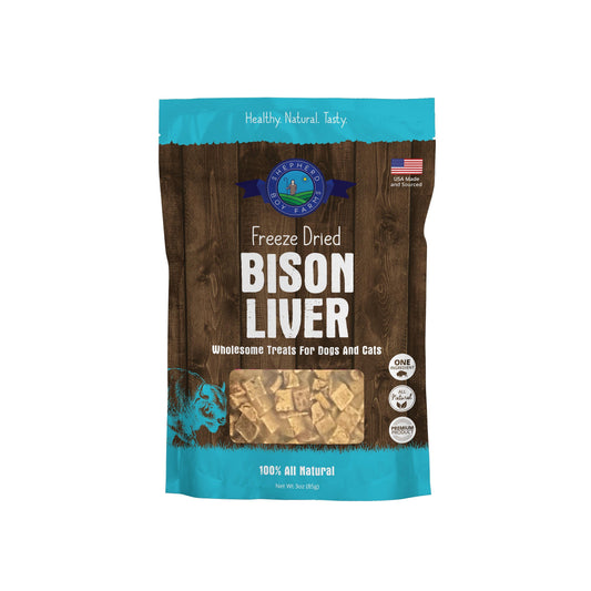 SBF Freeze Dried Bison Liver Treats 3oz