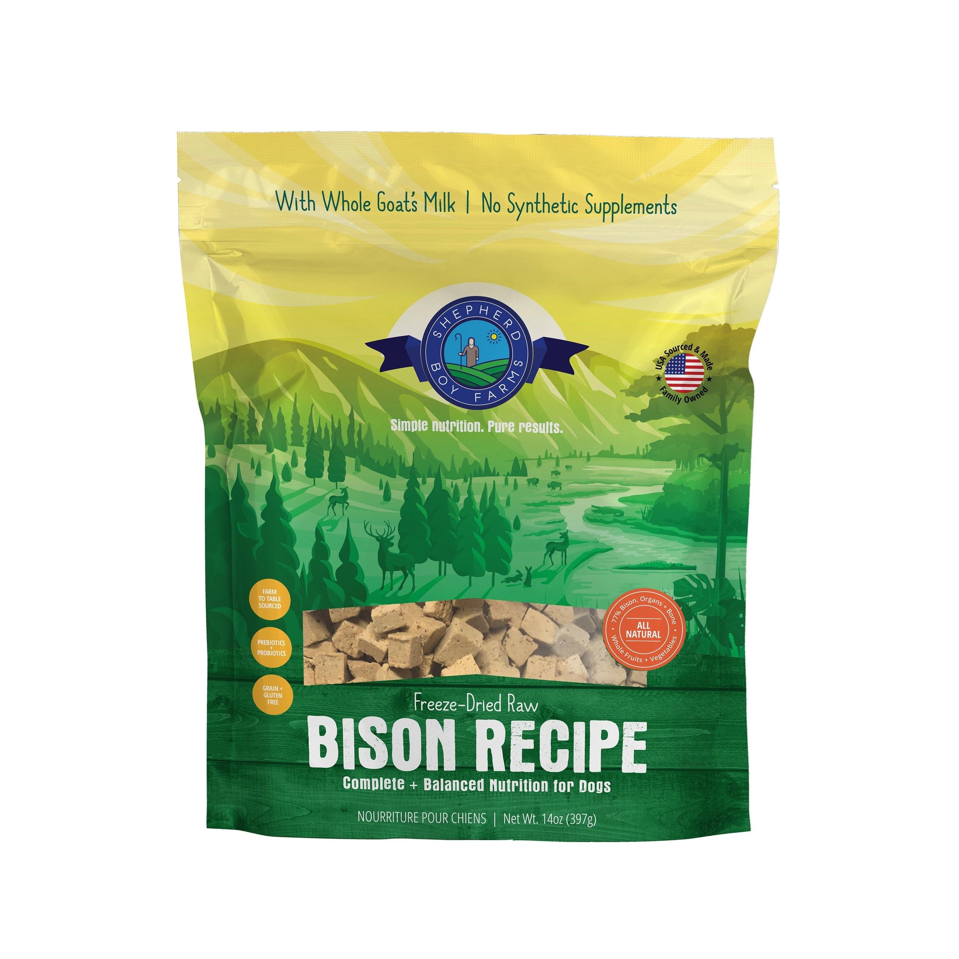 SBF Freeze Dried Bison Recipe 14oz