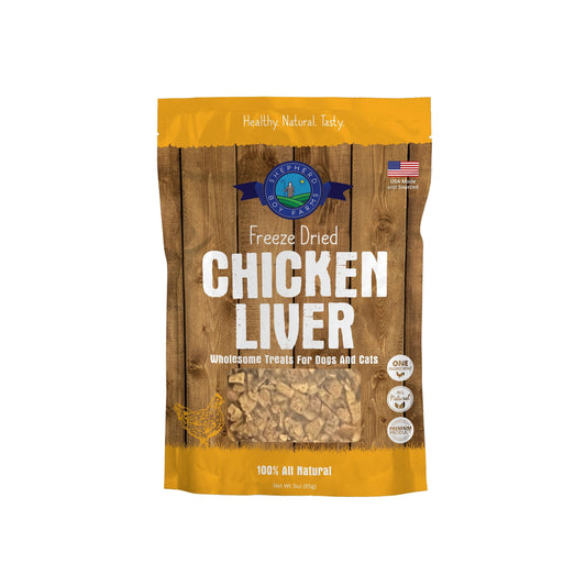 SBF Freeze Dried Chicken Liver Treats 3oz