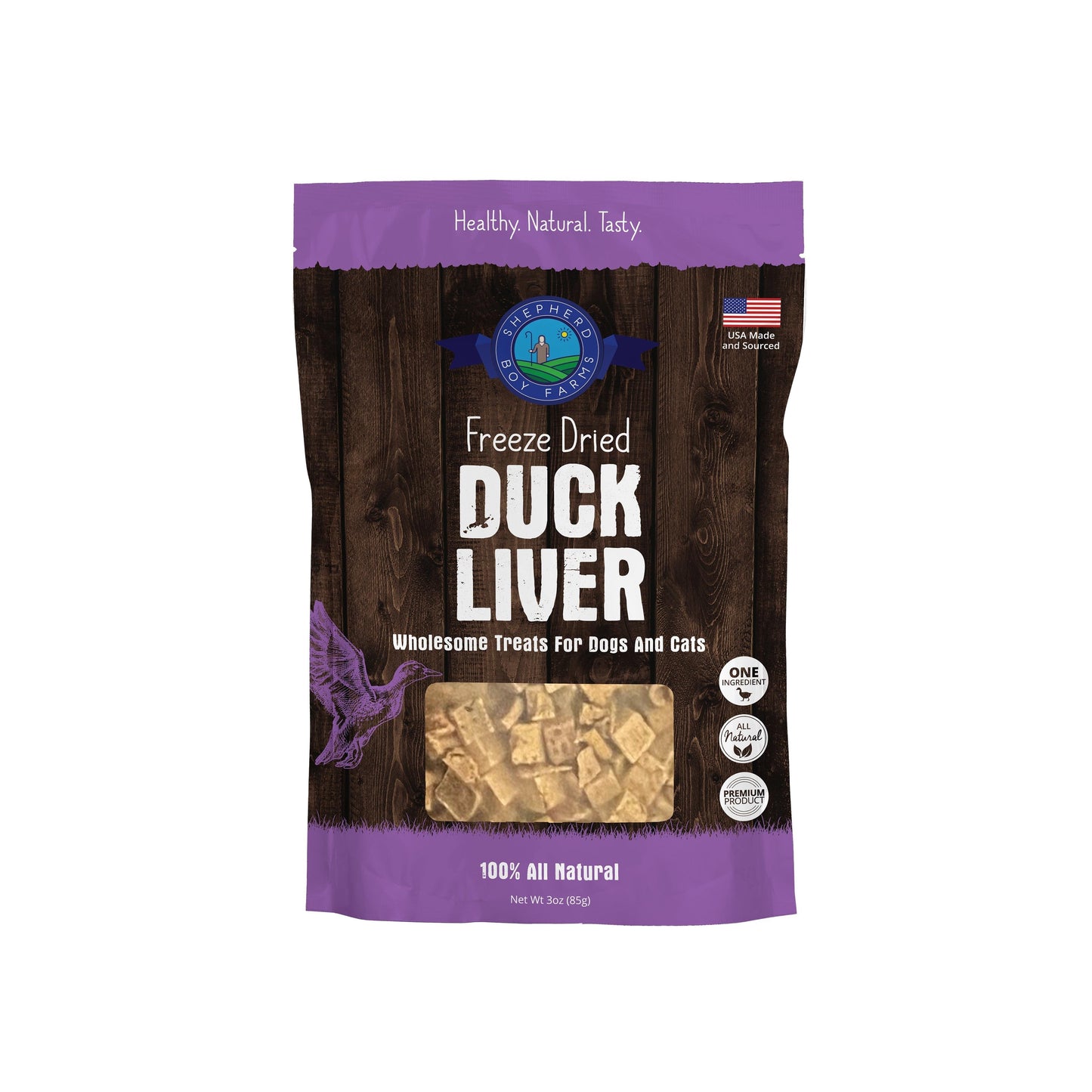 SBF Freeze Dried Duck Liver Treats 3oz