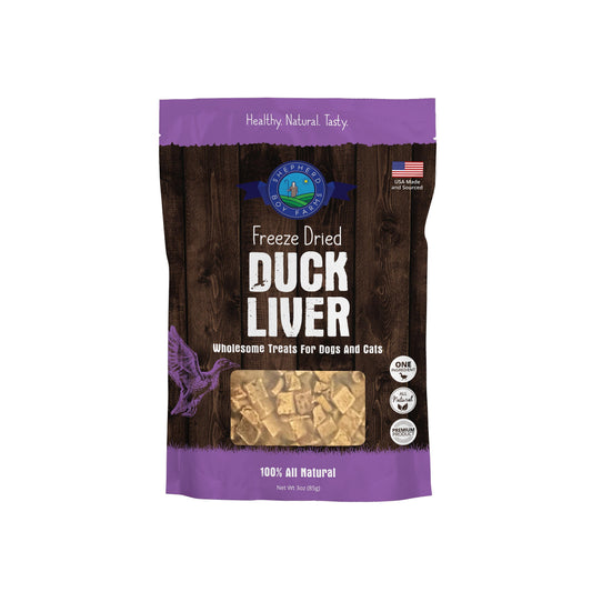 SBF Freeze Dried Duck Liver Treats 3oz