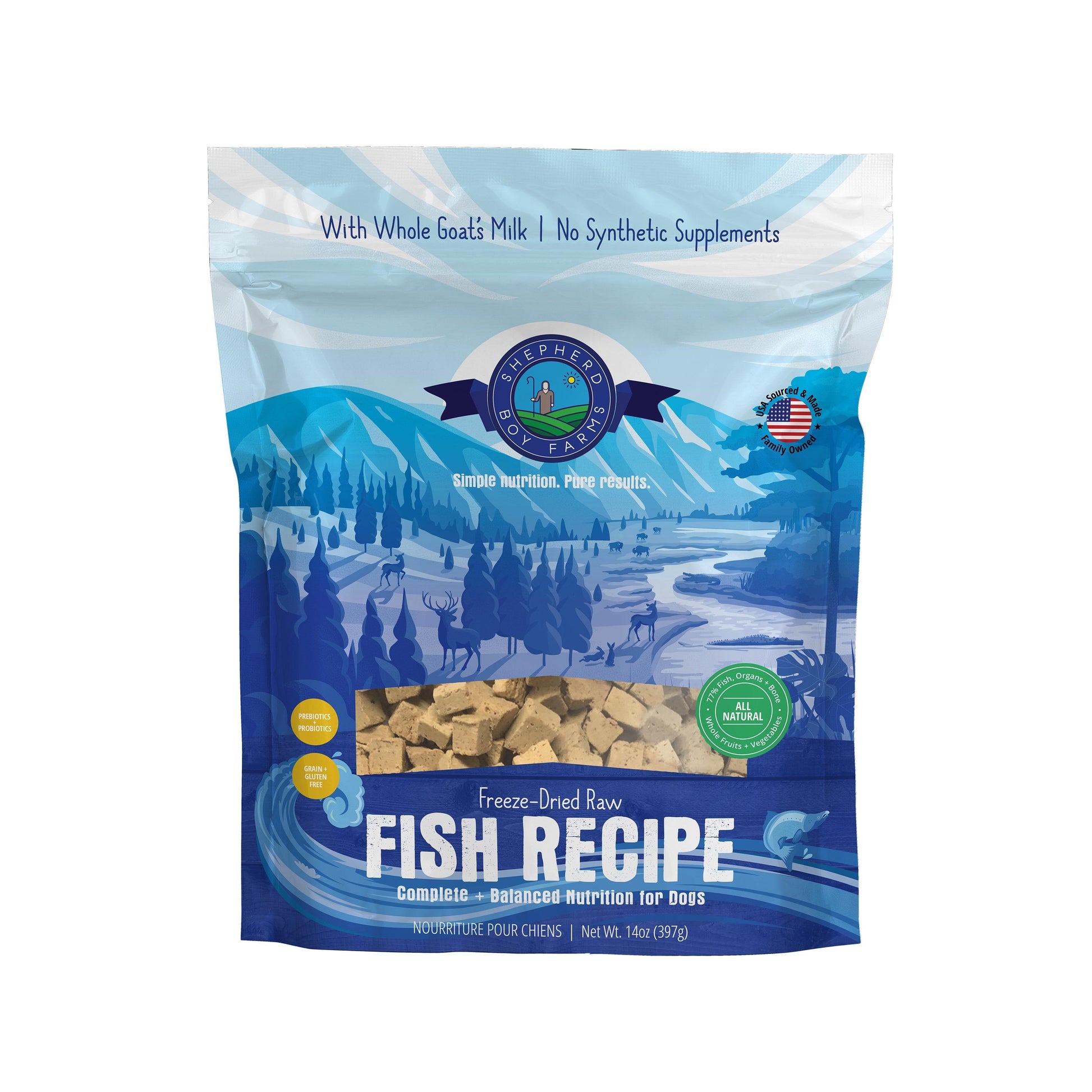 SBF Freeze Dried Fish Medley Receipe 14oz