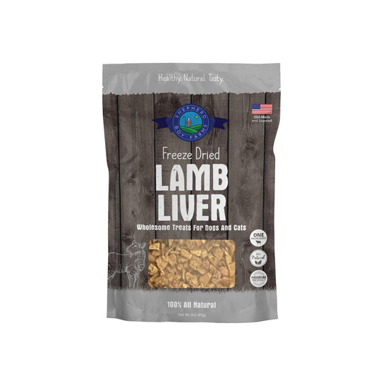 SBF Freeze Dried Lamb Liver Treats 3oz