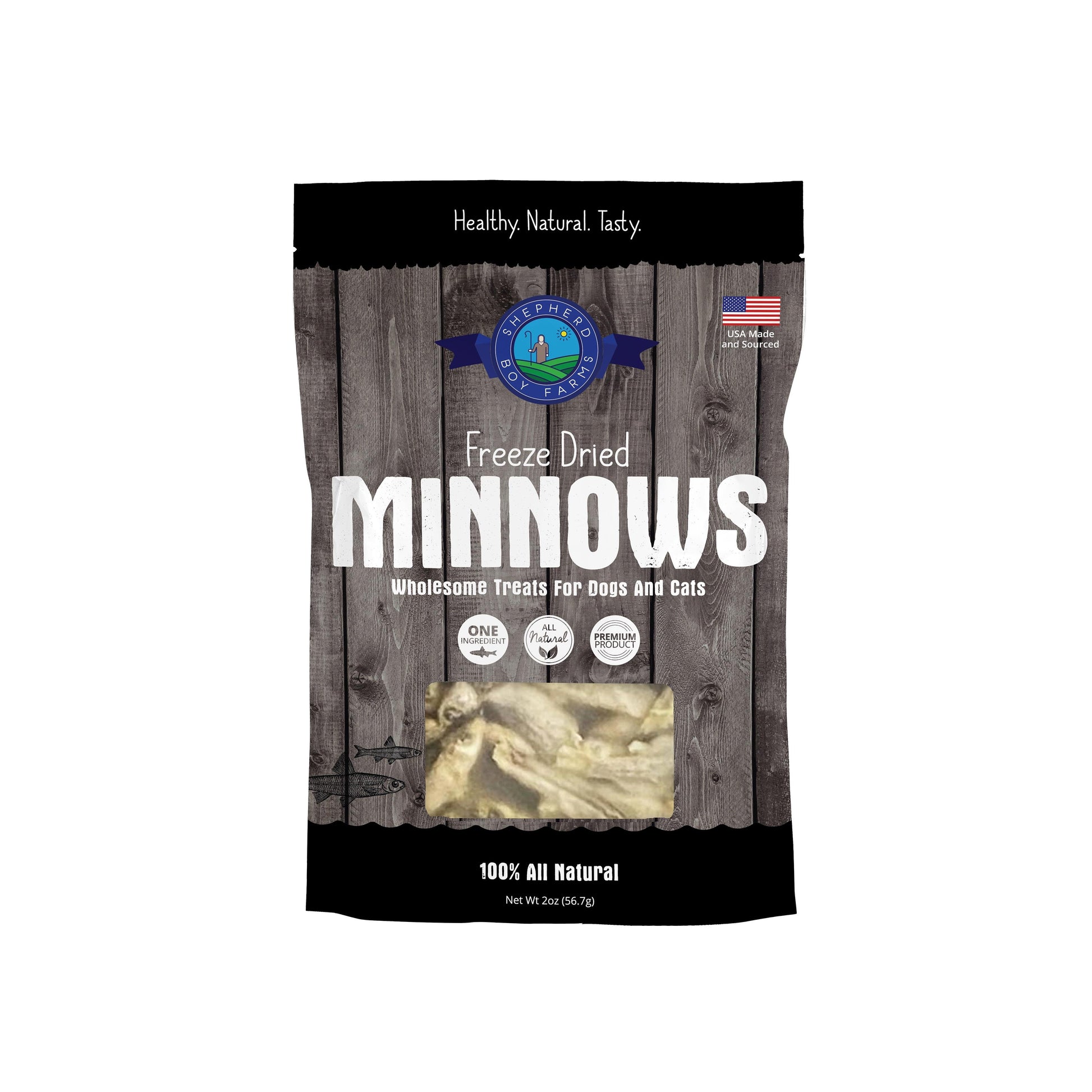 SBF Freeze Dried Minnows Treats 2oz