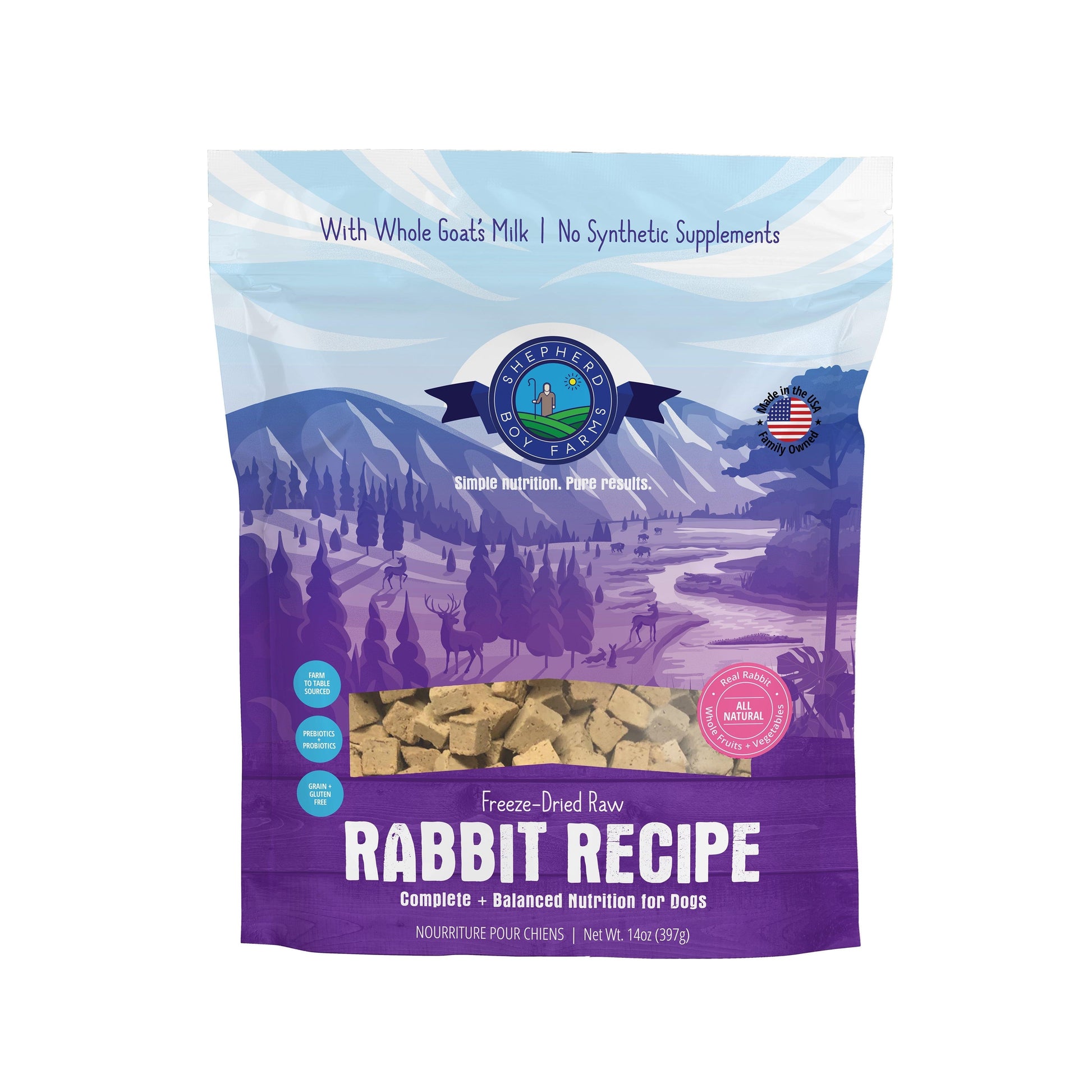 SBF Freeze Dried Rabbit Recipe 14oz
