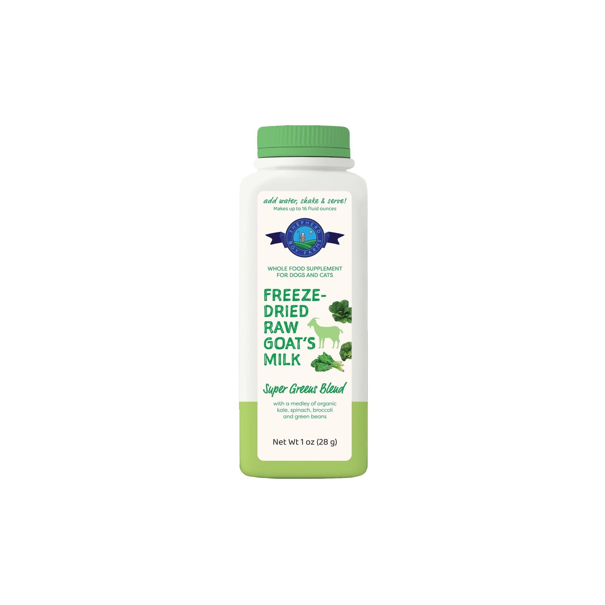 SBF Freeze Dried Raw Goat Milk Super Green