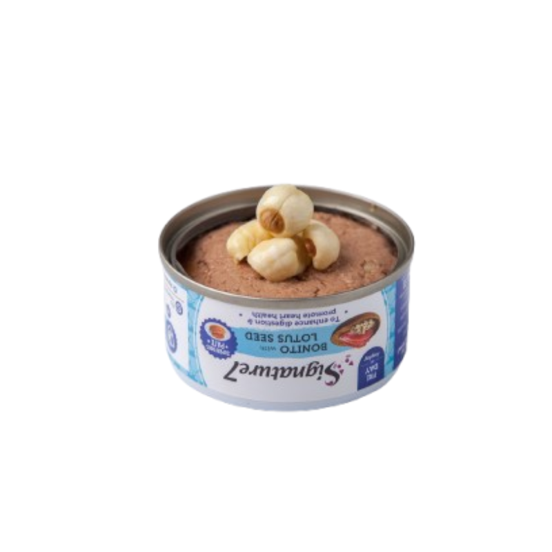 Signature7 Bonito With Lotus Seed Pate (Fri) Canned Cat Food - 80g
